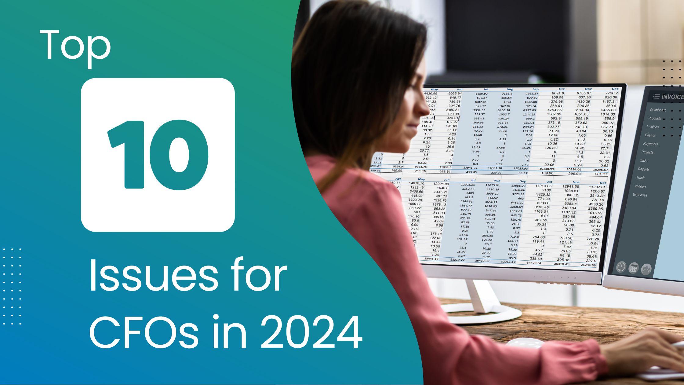 CFOs issues - Top 10 Challenges for CFOs 2024 - goVirtualOffice