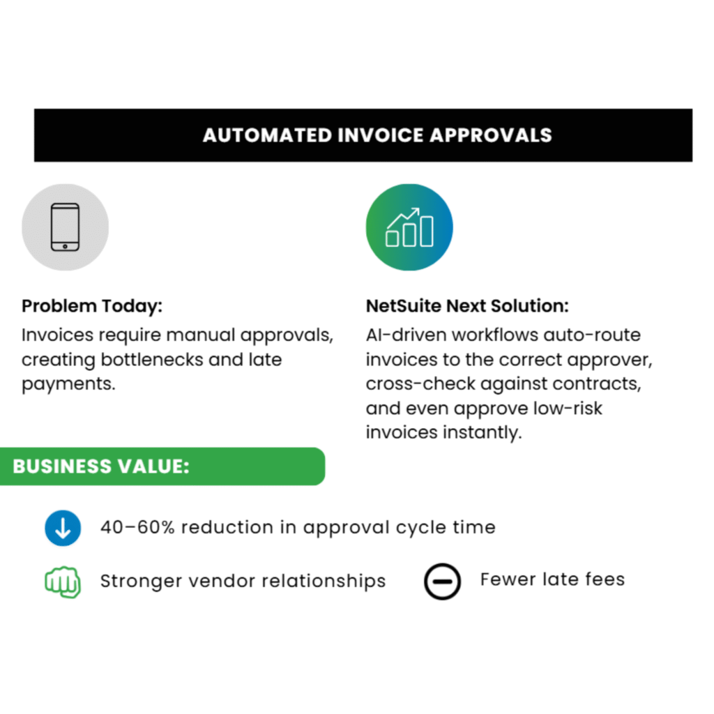 NetSuite Next- Automated Invoice Approvals