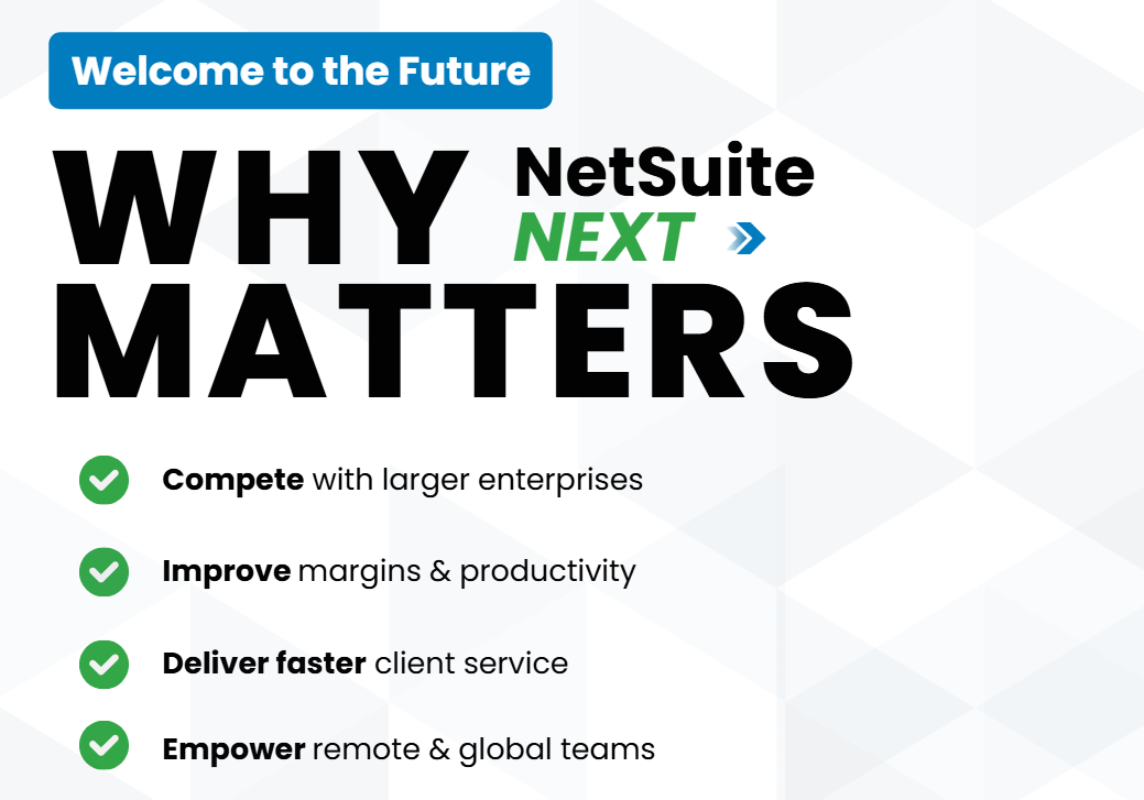 Why NetSuite Next Matters