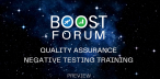 BOOST Forum Teaser - Quality Assurance